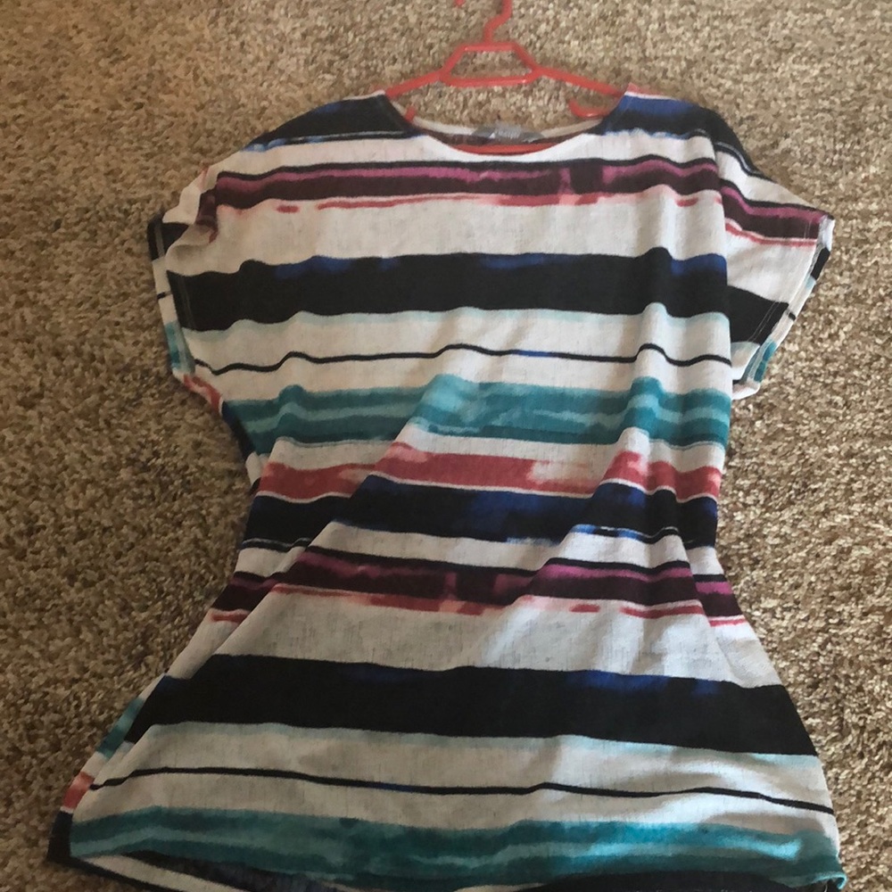Multicolored striped blouse